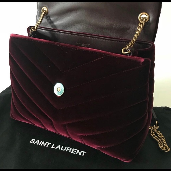 Red Velvet YSL bag. - Picture 4 of 5
